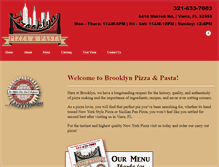 Tablet Screenshot of brooklynpizza-pasta.com
